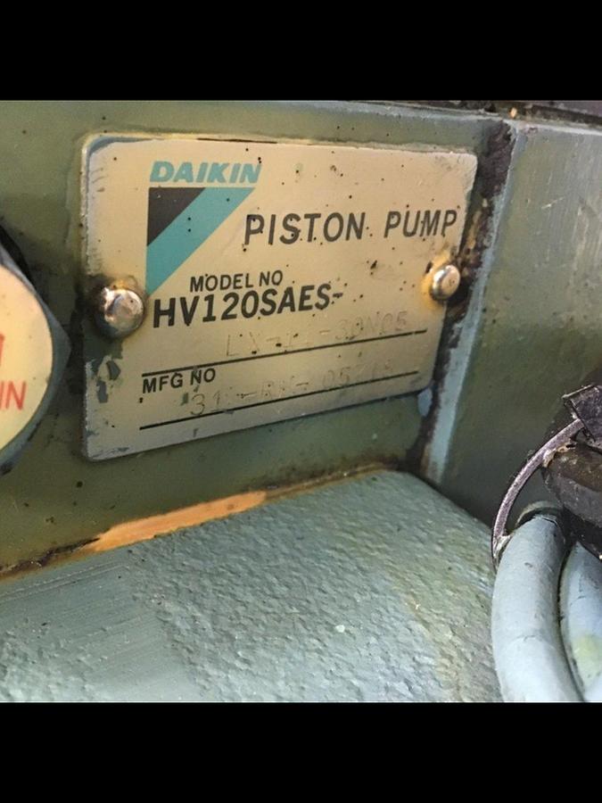 Used DAIKIN Hydraulic Piston Pump HV120SAES-LX-11-30N05 #135234