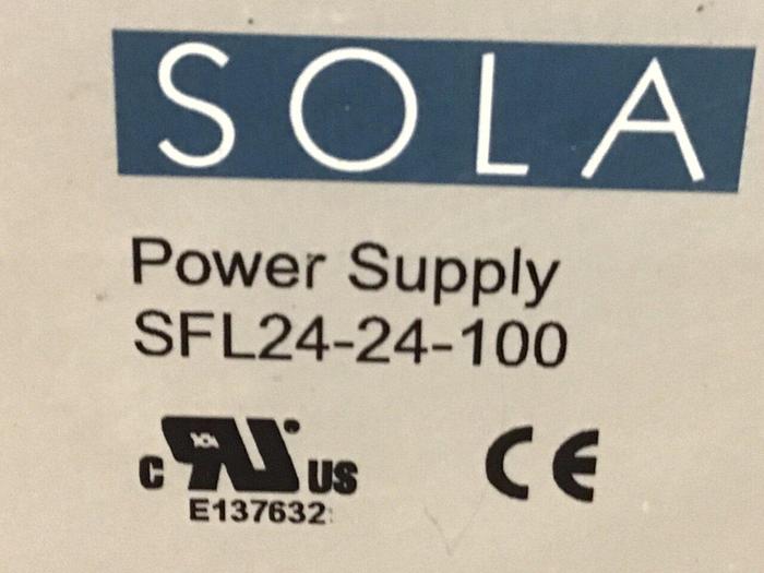 Used SOLA ELECTRIC Power Supply SFL24-24-100 #133574