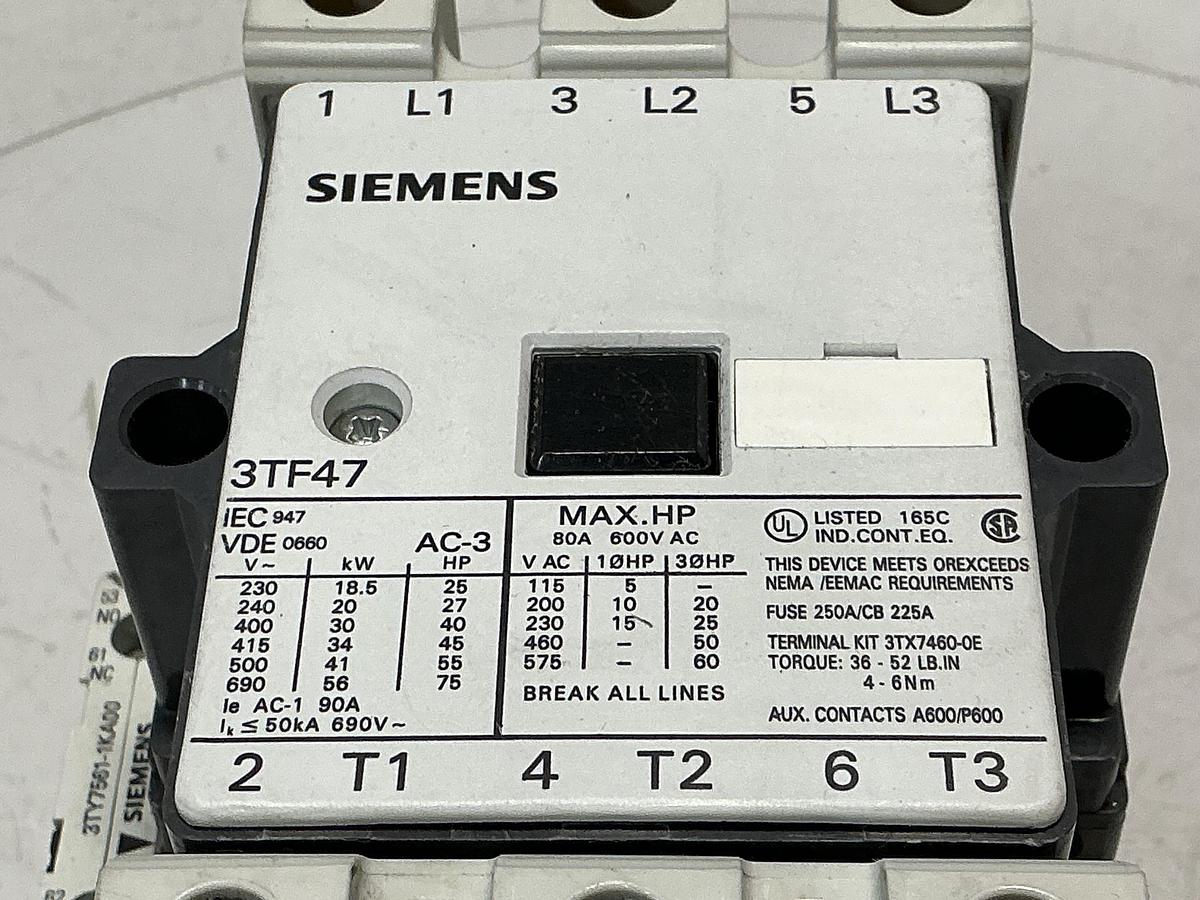 Used SIEMENS 3TF47 22-OAK6