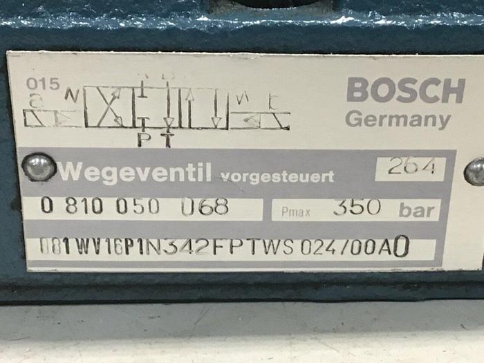 Used BOSCH Directional Valve 081WV16P1N342FPTWS024/00A0 #137830