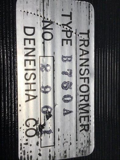 Used DENEISHA Transformer B750A #143829
