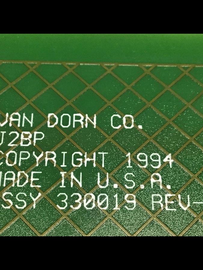 Used VAN DORN Circuit Board 330019 PC330-019 330-019 Used
