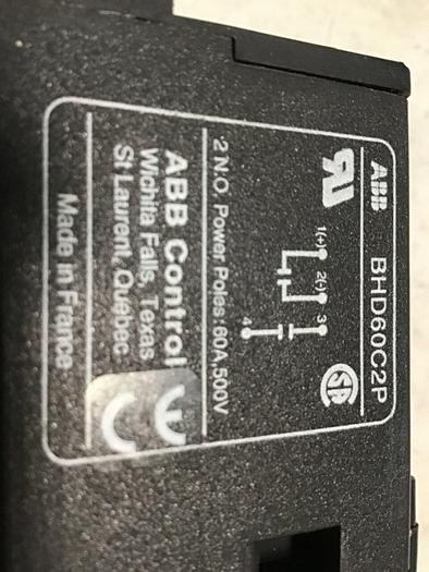Used ABB Contactor BHD60C2P #141056