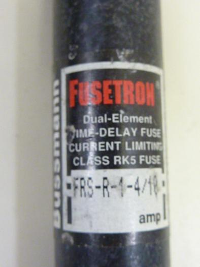 Used FUSETRON 1 4/10 Amp Fuse FRS-R-1-4/10 #47419