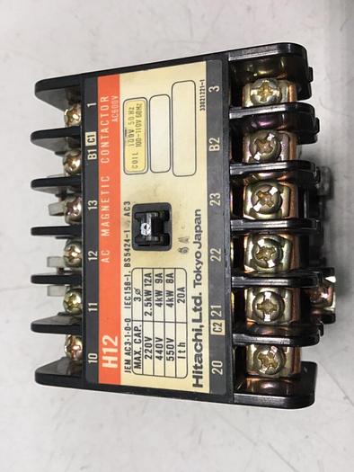 Used HITACHI AC Magnetic Contactor H12 #123998
