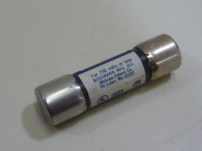 Used FUSETRON 1/2 Amp Fuse FNA-1/2 #62420