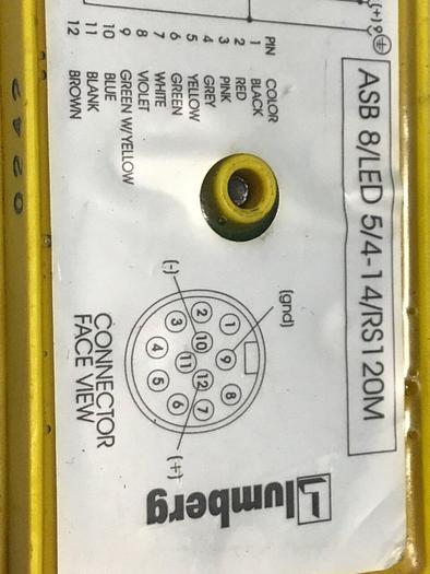 Used LUMBERG Distribution Box ASB 8/LED 5/4-14/RS120M #128294