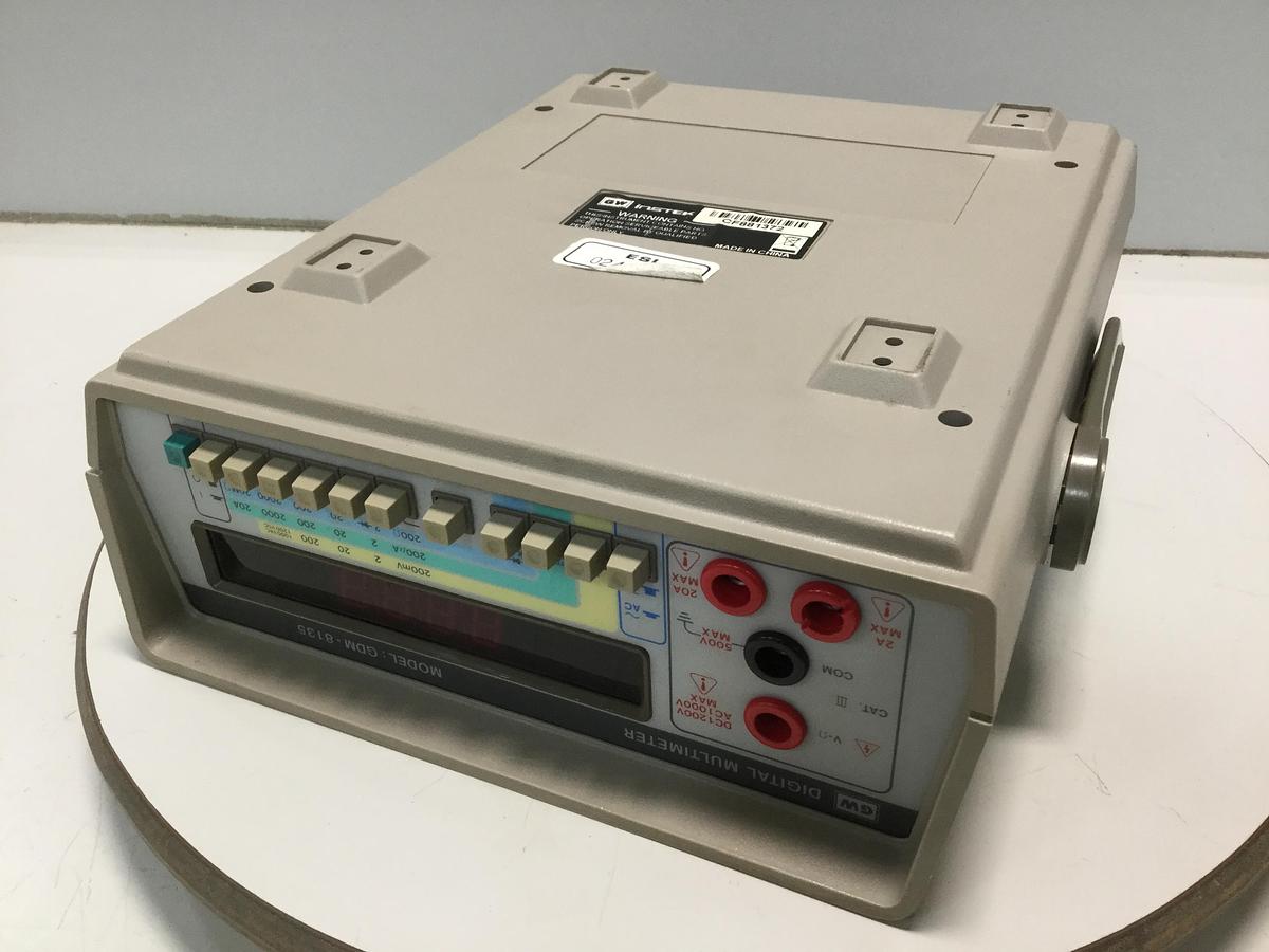 Used GW INSTEK Digital Multimeter GDM-8135 #107284
