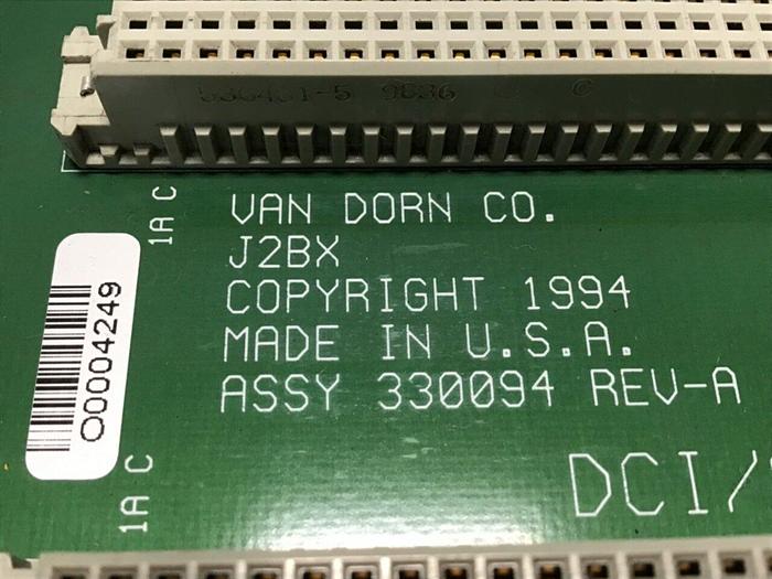 Used VAN DORN Circuit Board J2BX PC330-094 330-094 #111551