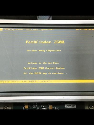 Used VAN DORN Operator Control Station PATHFINDER 2500 Used
