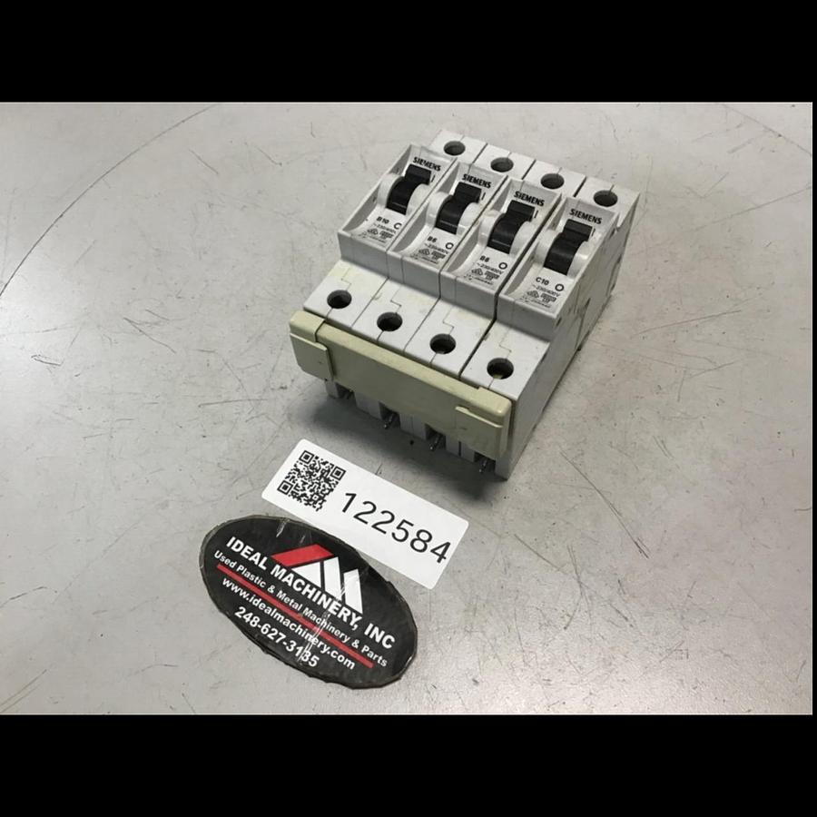 Used SIEMENS Circuit Breaker 5SX2B10 B6 C10 Used