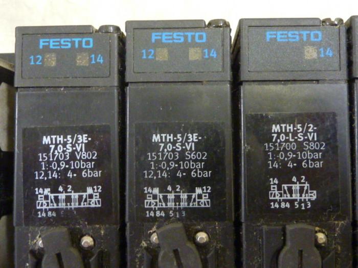 Used FESTO Control Block / Valve Terminal IFB13-03 #60717