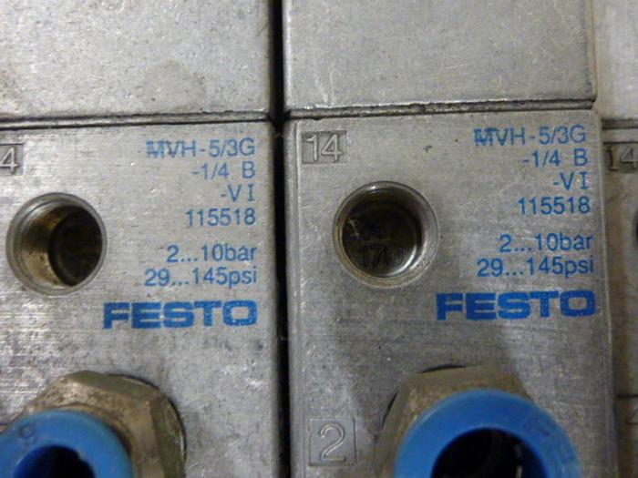Used FESTO Control Block / Valve Terminal IFB8-02 #52829