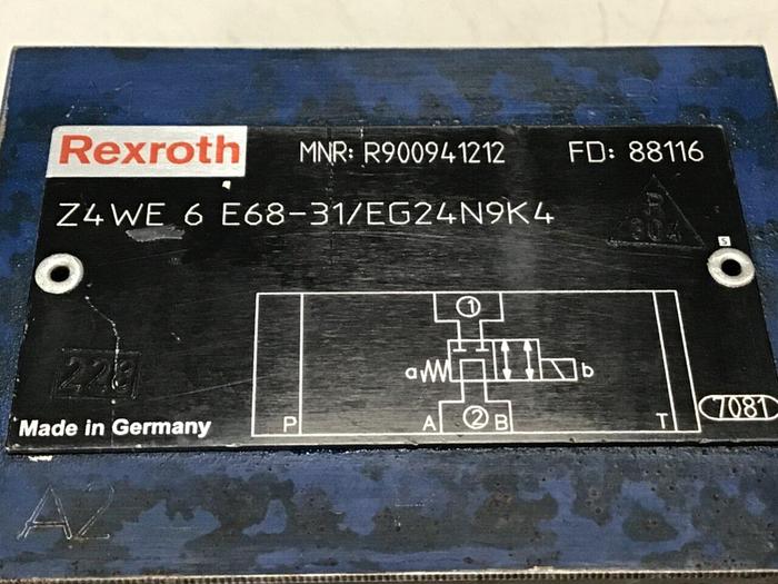 Used REXROTH Valve Stack Z4WE6E6831/EG24N9K4 #130546