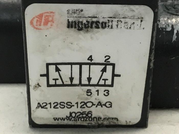Used INGERSOLL RAND Solenoid Air Control Valve A212SS-120-A-G #112981