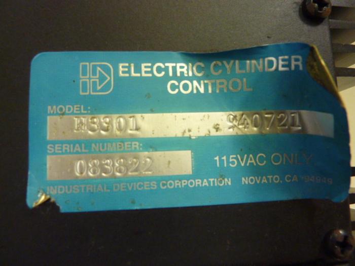 Used INDUSTRIAL DEVICES Cylinder Control H3301 #55749
