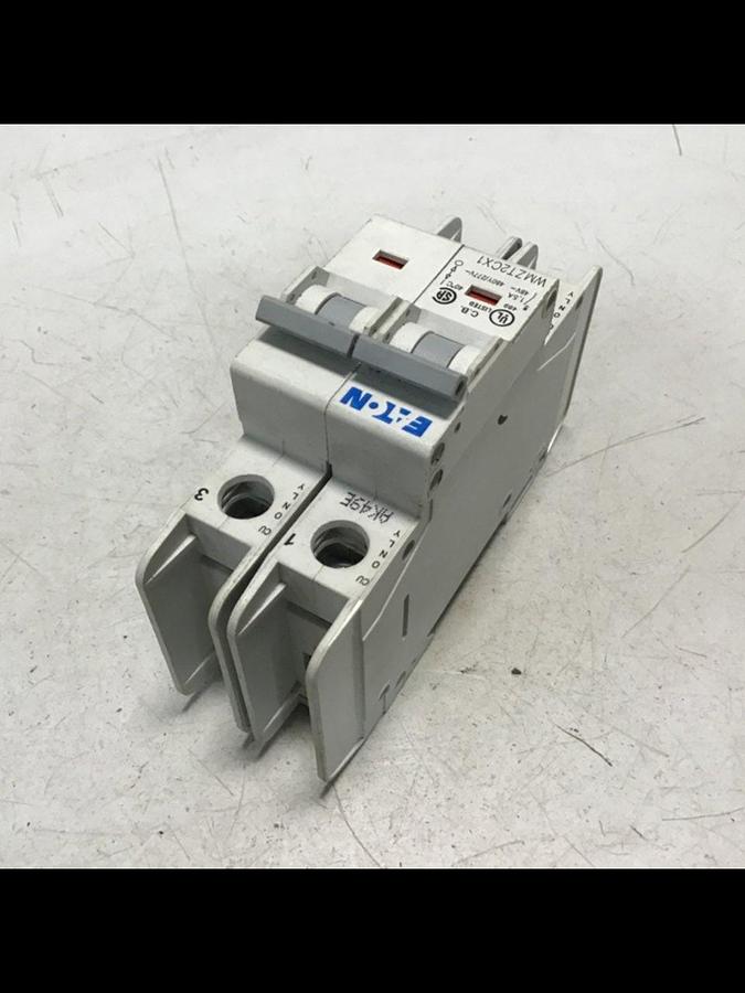 Used EATON CORP 1.5 Amp Circuit Breaker WMZT2CX1 USED