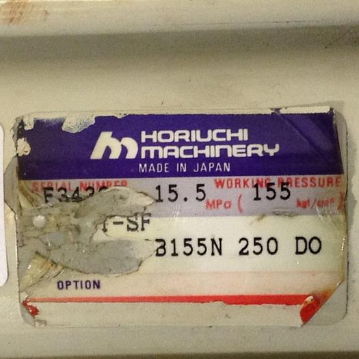 Used HORIUCHI MACHINERY Injection Sled Cylinder HM/C 10 #80514