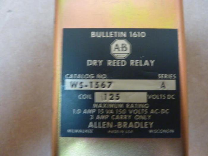 Used ALLEN BRADLEY Dry Reed Relay WS-1567 SER A #27725