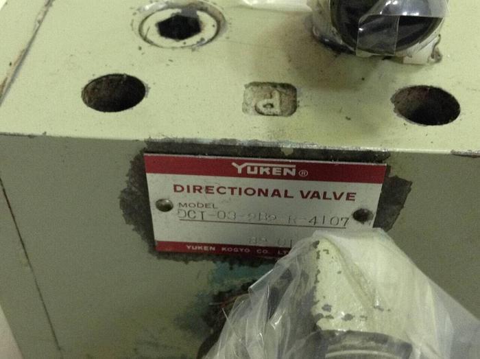 Used YUKEN Directional Valve DCT-03-2B2-R-4107 #68234