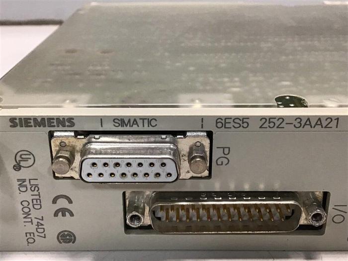 Used SIEMENS ANALOG I/O Module 6ES5 252-3AA21 Used