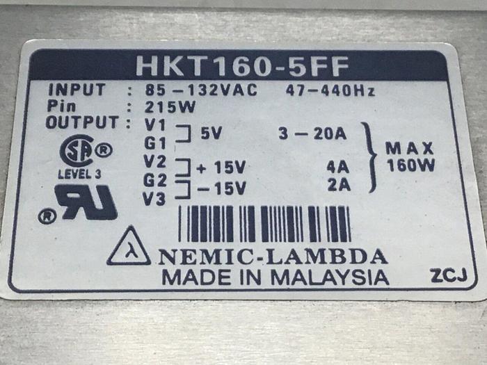 Used NEMIC-LAMBDA Power Supply HKT160-5FF #133381