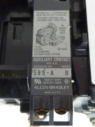 Used ALLEN BRADLEY Contactor 500-BOD930 SER B #58026