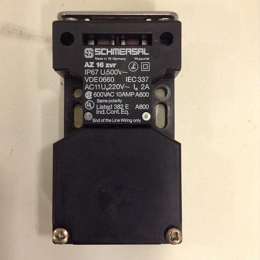Used SCHMERSAL Safety Interlock Switch AZ16ZVR #77958
