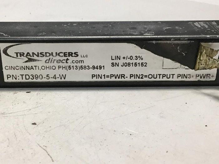 Used TRANSDUCERS DIRECT Linear Transducer TD390-5-4-W #111855