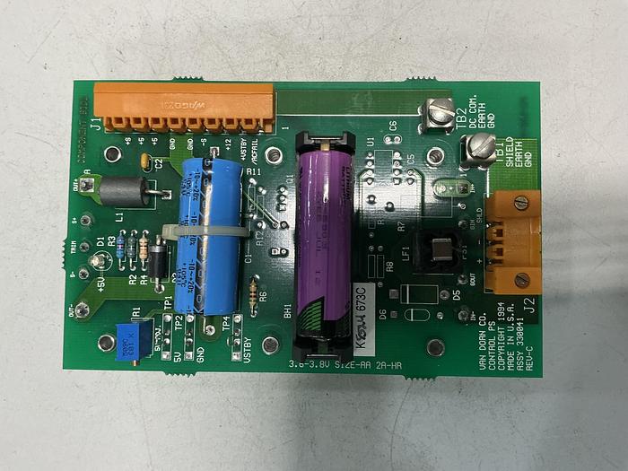 Used VAN DORN ASSY 330041 REV-C