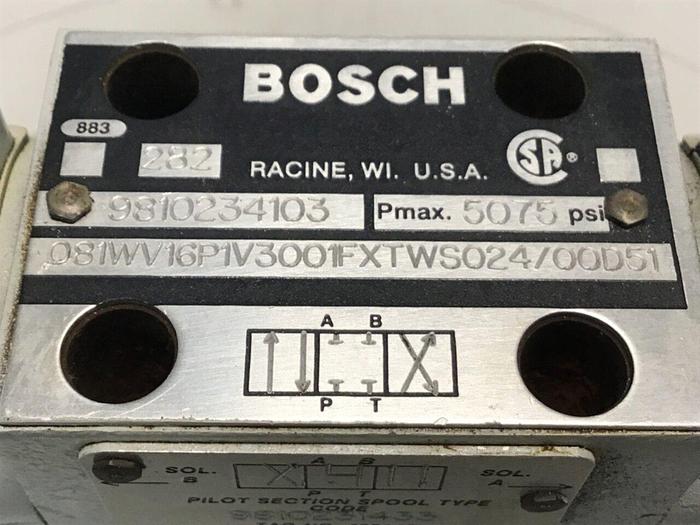 Used BOSCH Valve 9810234103 Used