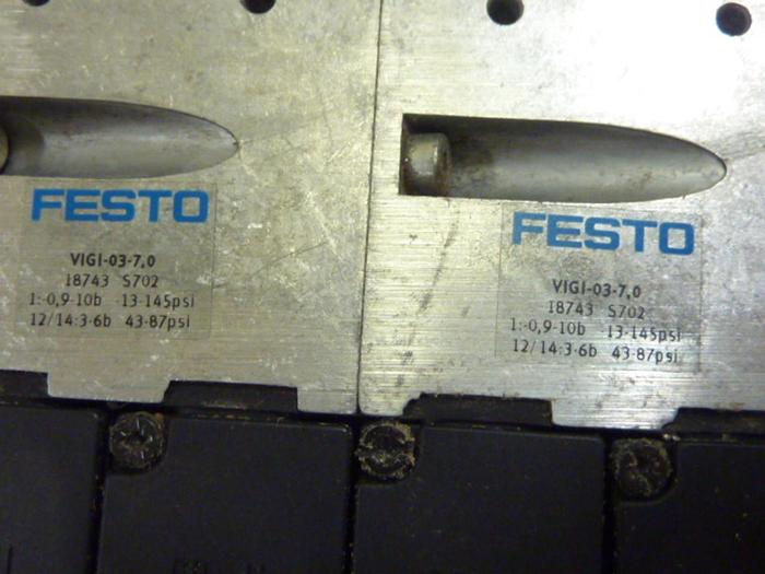 Used FESTO Control Block / Valve Terminal IFB13-03 Used