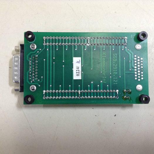 Used KLEMMENPRINT Circuit Board 559.2910.121 #85845