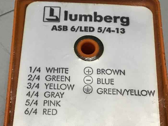 Used LUMBERG Distribution Box ASB 6/LED 5/4-13 #130712