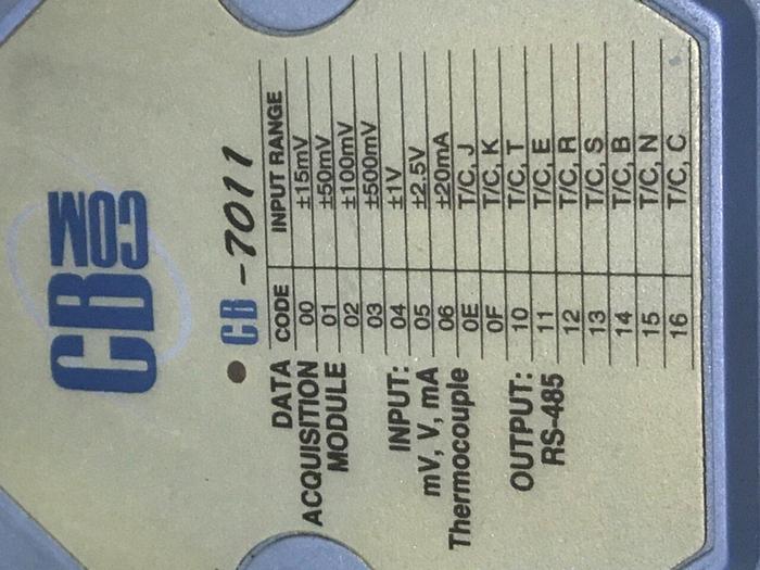 Used CB-COM Data Acquisition CB-7011 #126769