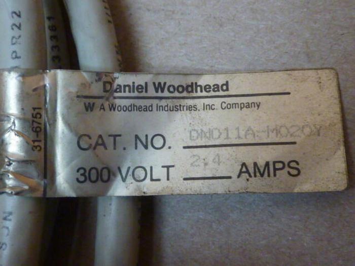Used BRAD HARRISON / WOODHEAD Cable DND11A-M020Y #37953