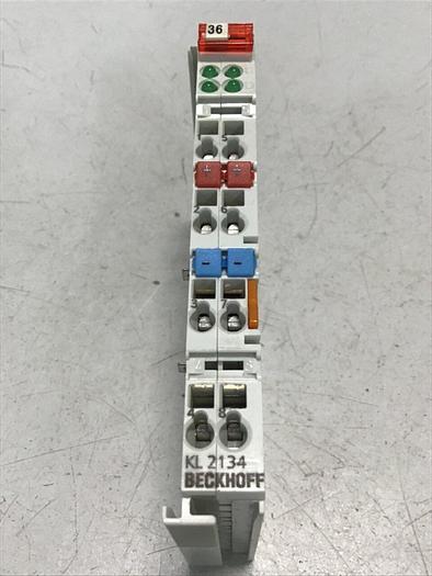 Used BECKHOFF Output Module KL2134 #125242