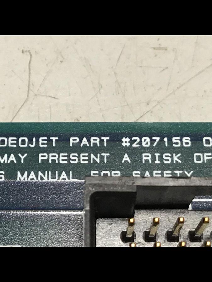 Used VIDEO JET Circuit Board 356301-F #120352