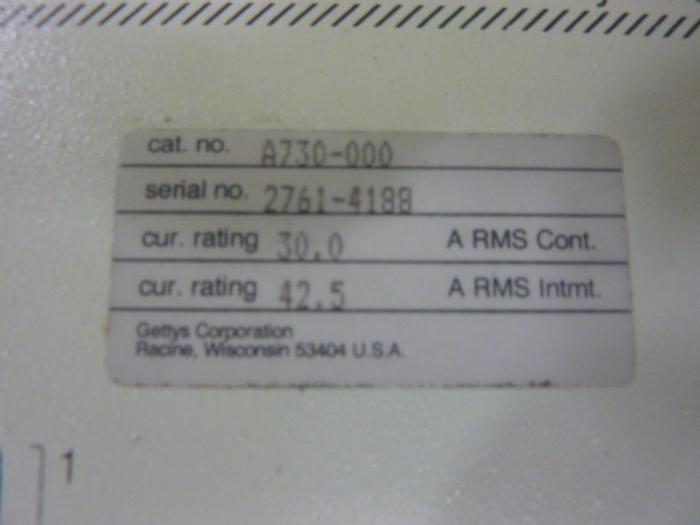 Used GETTYS Digital Servo Amplifier A730-000 Used