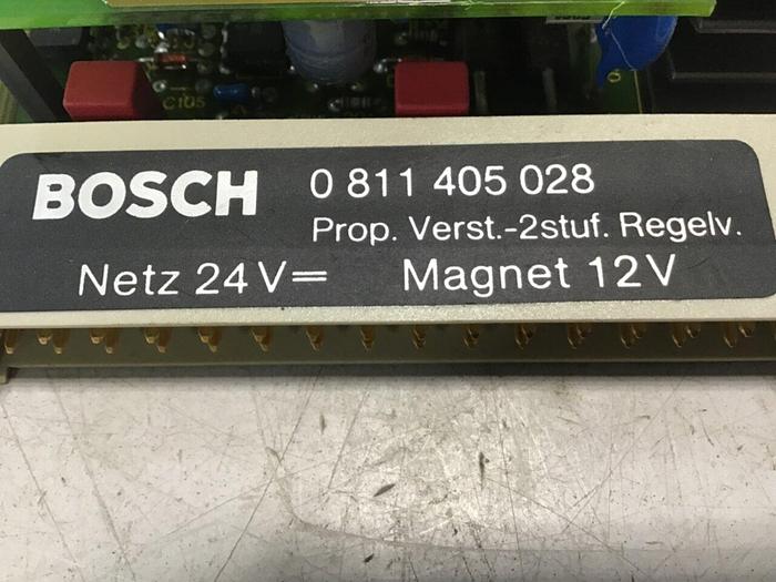 Used BOSCH Proportional Amplifier Card 0 811 405 028 Used