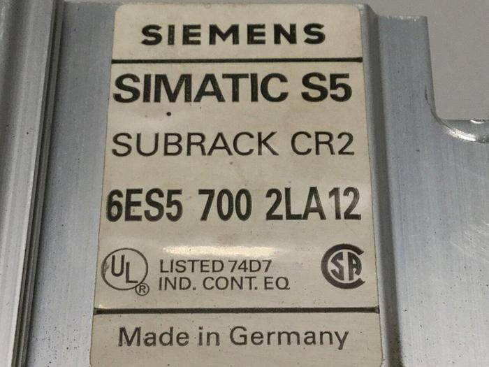 Used SIEMENS Rack Simatic S5 6ES5 700-2LA12 #111117