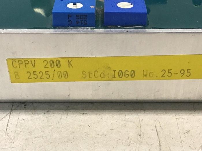 Used BACHMANN ELECTRONIC B 2525/00 Amplifier CPPV200K Used