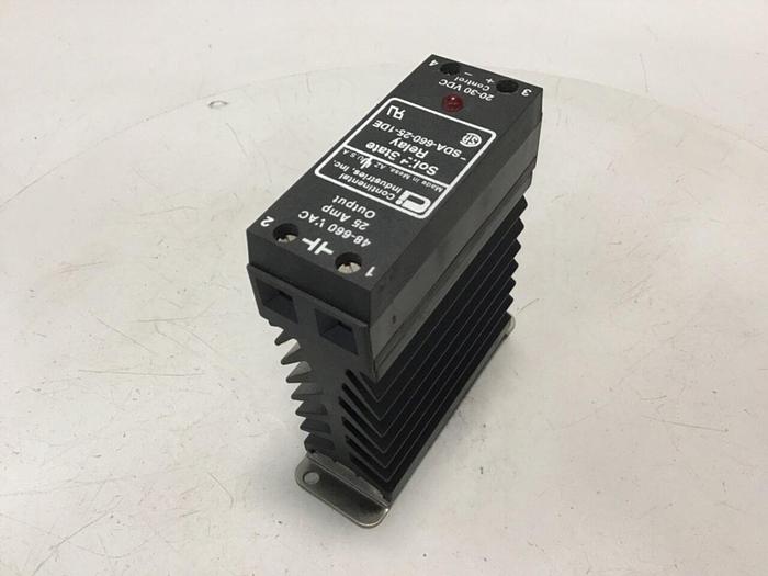 Used CONTINENTAL INDUSTRIES Solid State Relay RSDA-660-25-1DE #134733