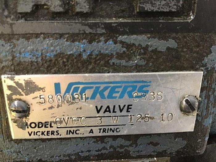 Used VICKERS Hydraulic Valve CVCS25C1S2W24510AP10 #141657