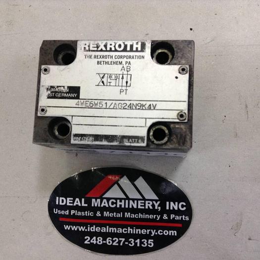 Used REXROTH Valve 4WE6W51AG24N9K4V #74440