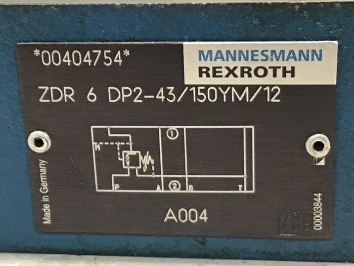 Used REXROTH Valve ZDR6DP243150YM12 #137945
