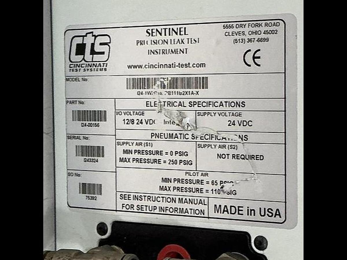 Used CTS 124-1W201E PB111B2X1A-X