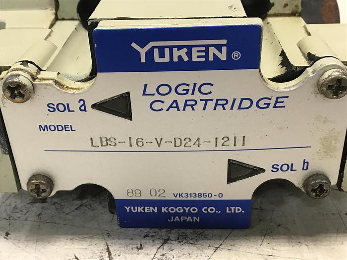 Used YUKEN LBS-16-V-D24-1211 Valve Used#143762