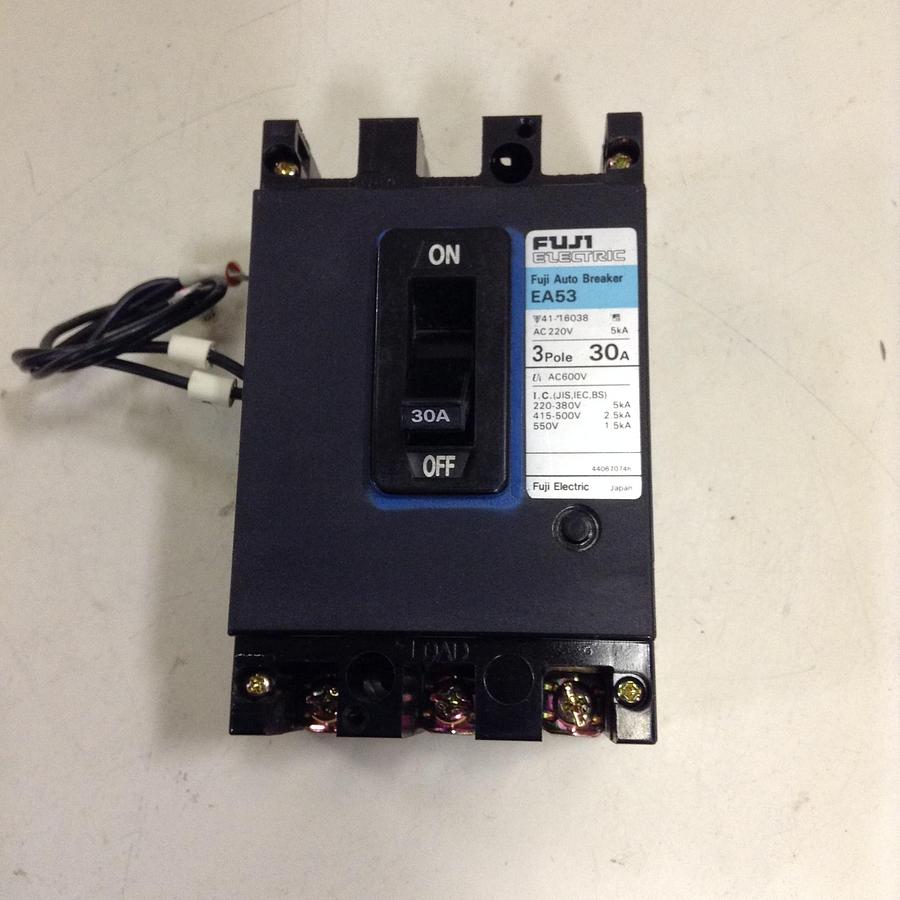 Used FUJI ELECTRIC 30 Amp Circuit Breaker EA53-30 Used
