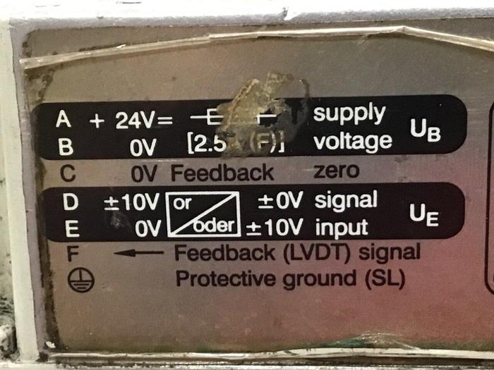 Used REXROTH Servo Valve 4WRLE16W180SJ3XG24K0A1M USED